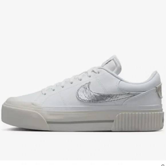 New Nike Court Legacy Lift HQ2307-100 Women’s Size 8.5 - Picture 6 of 10